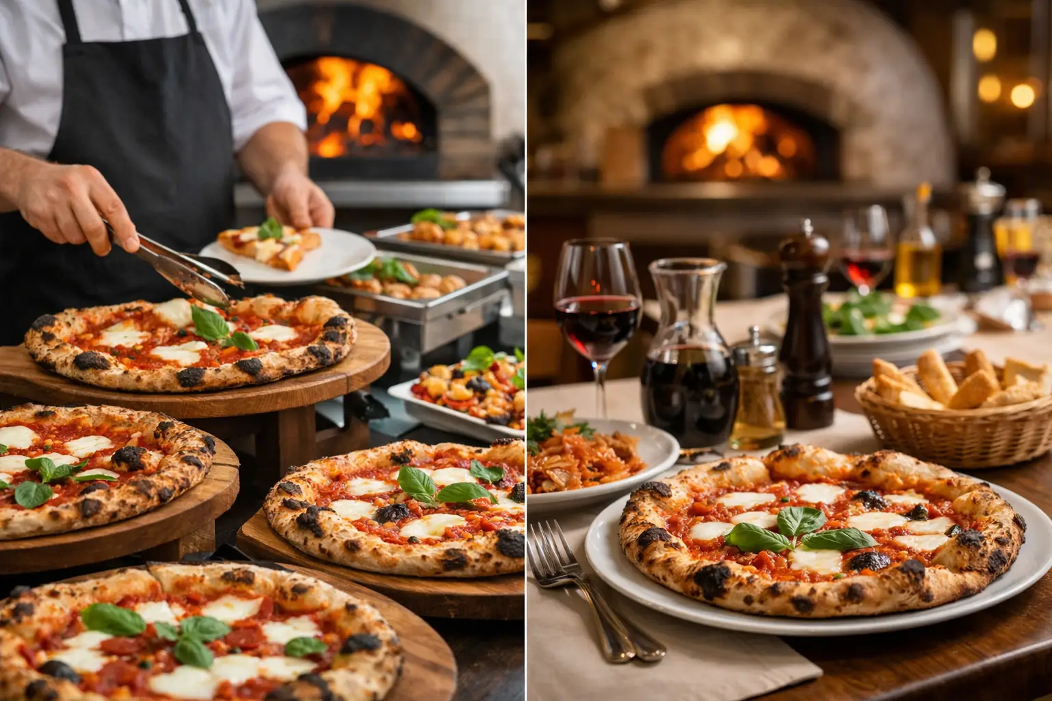 Catering pizza o ristorante tradizionale?