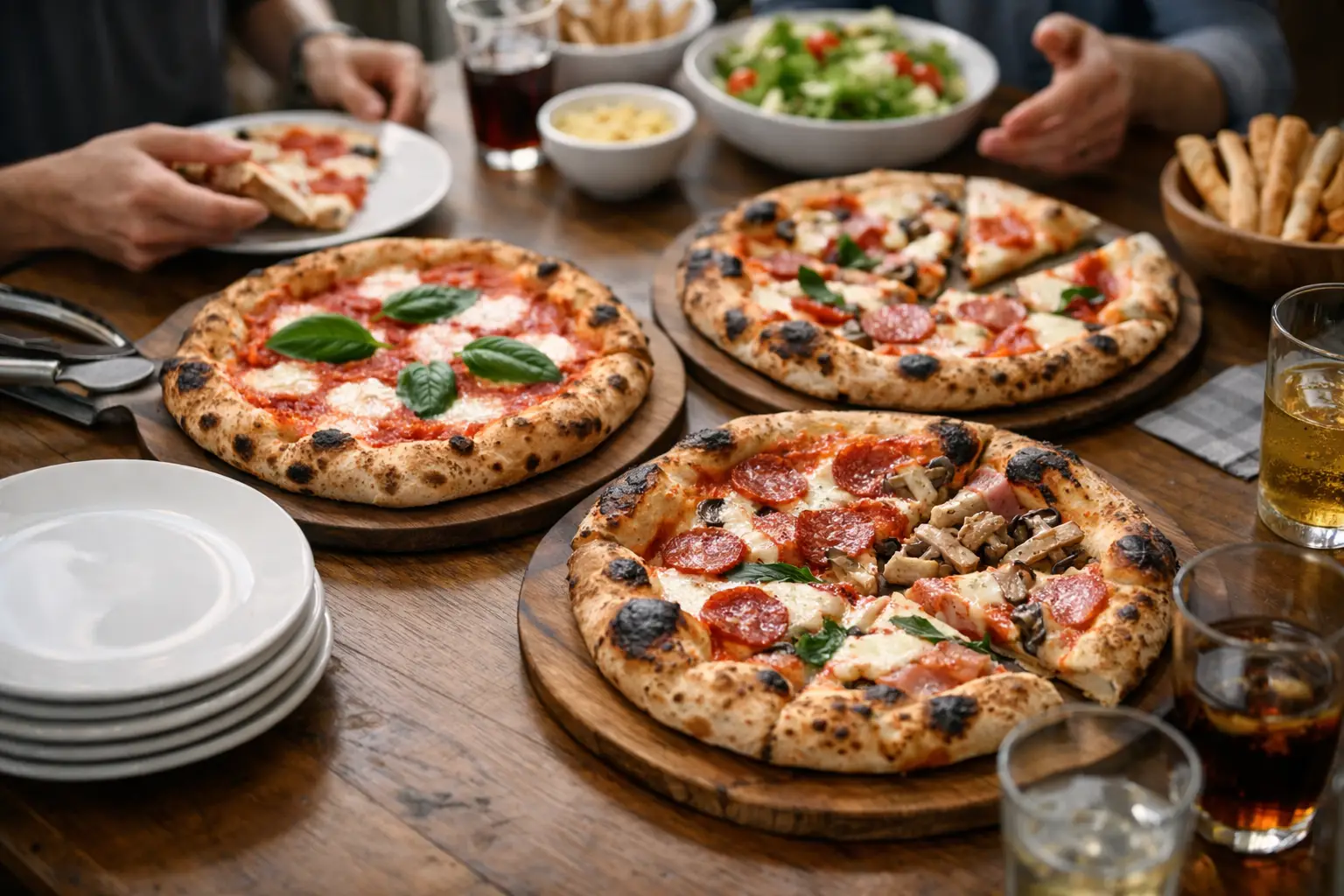 Quante pizze ordinare per ospiti senza sprechi