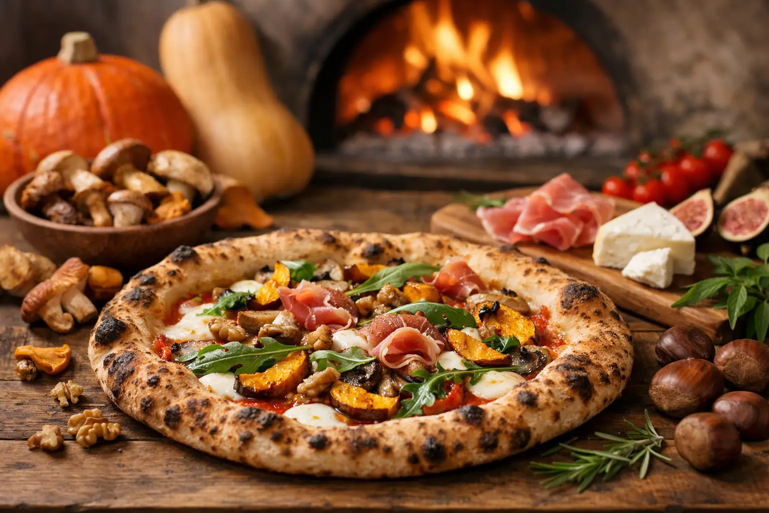 Menu stagionale pizzeria, il gusto della stagione